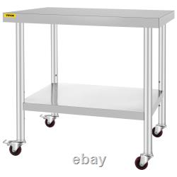 11 Style Stainless Steel Work Prep Table Station Commercial Kitchen Restaurant