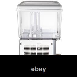 110V Commercial Beverage Dispenser, 9.5 Gallon 36L 2 Tanks Juice Dispenser Commer