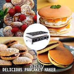 110V Mini Dutch Pancake Baker, 50PCS 1700W Commercial Nonstick Waffle Maker