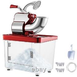 110v Commercial Ice Crusher 440lbs/h (red) Free Shipping