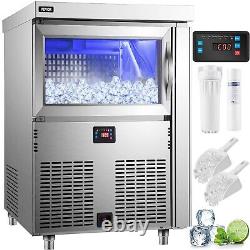 110v Commercial Ice Maker 200lbs/24h Free Shipping