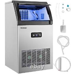 110v Commercial Ice Maker Machine 120lbs/24h Free Shipping
