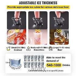 110v Commercial Ice Maker Machine 132lbs/24h Free Shipping