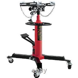 1322-1660LBS 2 Stage Hydraulic Transmission Jack with 360°Swivel Wheel Lift Hoist