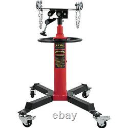 1322-1660LBS 2 Stage Hydraulic Transmission Jack with 360°Swivel Wheel Lift Hoist