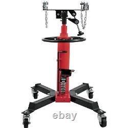 1322-1660LBS 2 Stage Hydraulic Transmission Jack with 360°Swivel Wheel Lift Hoist