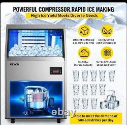 132Lbs/24H Commercial Ice Maker Built-in Ice Cube Machine FAST SHIPPING