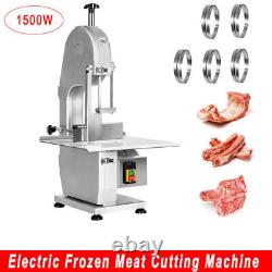 1500W Commercial Meat Bone Saw Machine Electric Bone Cutting Band Cutter US