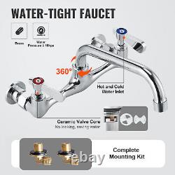 18 x 18 Commercial Utility Sink 1 Compartment Stainless Steel with Faucet