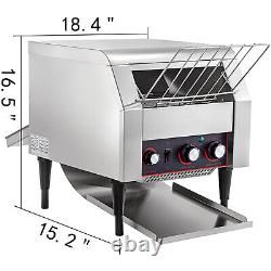 2.6KW Commercial Conveyor Toaster 450pcs/H Stainless Steel Restaurant Equipment