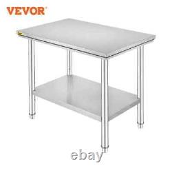2024 High Quality Premium Stainless Steel Commercial Work Prep Table Vevor US
