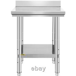 24 X 24 Commercial Stainless Steel Work Table Bench Prep Kitchen Restaurant