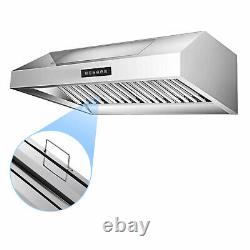 6 Set Commercial Kitchen Exhaust Hood Vent Grease Filter Baffle Stainless Steel