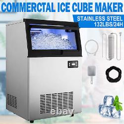 90-150lbs Commercial Ice Maker Built-in Undercounter Freestand Ice Cube Machines