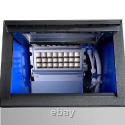 90LB 110V Built-In Commercial Ice Maker Undercounter Freestand Ice Cube Machine
