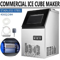 90LB Built-In Commercial Ice Maker Undercounter Freestand 38 Ice Cube Machine
