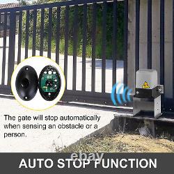 Automatic Sliding Gate Opener 3300lbs Electric Door Operator with Infrared Sensor