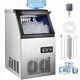 Built In Commercial Ice Maker 110lbs/24h Stainless Undercounter Ice Cube Machine
