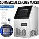 Built-in Commercial Ice Maker 110lbs Ice Stainless Steel Cube Machine Restaurant