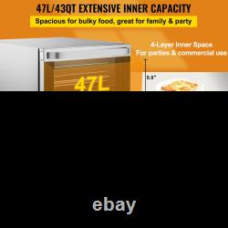 Commercial Convection Oven, 47L/43Qt, ETL Listed