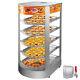 Commercial Food Warmer Court Heat Food Pizza Display Warmer Cabinet 14 Glass 5t