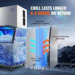 Commercial Ice Maker 450 lbs. /24 H Freestanding Ice Making Machine 330.7 lbs. La