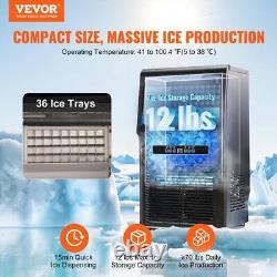 Commercial Ice Maker 70 Lbs. /24 In. H Ice Maker Machine Freestanding Cabinet Ice