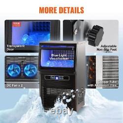 Commercial Ice Maker 70 Lbs. /24 In. H Ice Maker Machine Freestanding Cabinet Ice