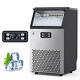 Commercial Ice Maker Machine 150lbs/24h Ice Cube Lcd Undercounter Self-cleaning