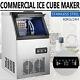Commercial Ice Maker Stainless Steel Built-in Ice Cube Machine Undercounter 90lb
