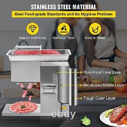 Commercial Meat Cutter Machine 1100 LB/H, 600W Electric Meat Slicer Cutter