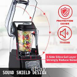 Commercial Smoothie Blenders 1.5L/50.7oz Countertop Silent Blender Self-Cleaning