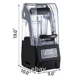 Commercial Smoothie Blenders 1.5L/50.7oz Countertop Silent Blender Self-Cleaning