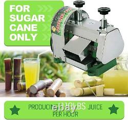 Commercial Sugarcane Juicer Machine Stainless Steel Sugar Cane Press Extractor