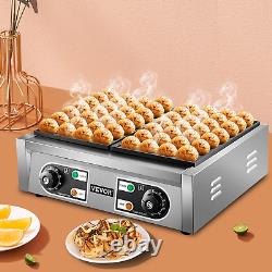 Commercial Takoyaki Maker, 56PCs Japanese Octopus Fish Ball Machine, 2kW Heating