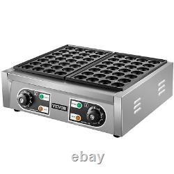 Commercial Takoyaki Maker, 56PCs Japanese Octopus Fish Ball Machine, 2kW Heating