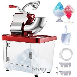 Electric Commercial Ice Shaver Snow Cone Ice Crusher Shaver Machine
