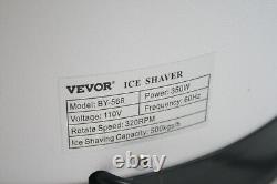 FOR PARTS VEVOR BY-568 110V Commercial Ice Shaver Crusher 1100 LBS White