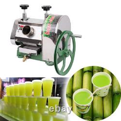 Manual Sugar Cane Press Juicer Juice Machine Commercial Extractor Mill