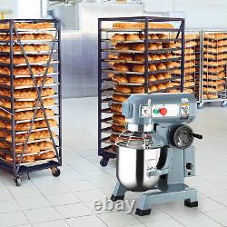 New Commercial Food Mixer Dough Food Mixer 10Qt 3 Speeds Pizza Bakery 450W 110V