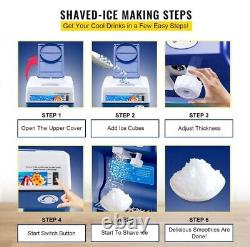 SNOWBALLS VEVOR 265LBS/H Commercial Ice Shaver Ice Crusher Snow Cone Mach USA