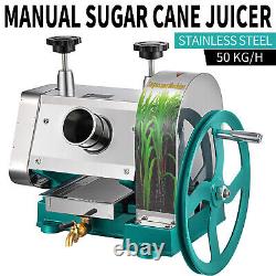 Stainless Steel Sugar Manual Cane Press Juicer Machine Commercial Extractor Mill