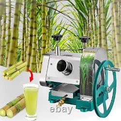 Sugar Manual Cane Press Juicer Machine Commercial Extractor Mill Stainless Steel