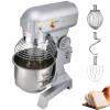 Vevor 10/15/20/30 Qt Commercial Food Mixer 3-speed Stand Electric Dough Mixer