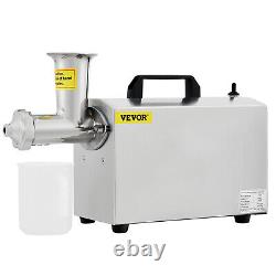 VEVOR 100W Commercial Wheatgrass Juicer Masticating Extractor for Veges 75RPM
