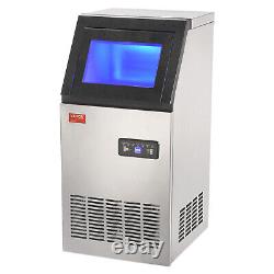 VEVOR 100lbs/24H Commercial Ice Maker Undercounter Freestanding Ice Cube Machine