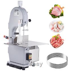 VEVOR 1100W Commercial Bone Cutting Machine Meat Cutter Electric Bandsaw Machine