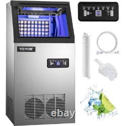 VEVOR 110LB/24H Commercial Ice Maker Freestand Ice Cube Machine 58 Tray 410W