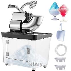 VEVOR 110V Commercial Ice Crusher 440LBS/H, ETL Approved 300W Electric Snow Cone