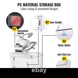 VEVOR 110V Commercial Ice Crusher 440LBS/H, ETL Approved 300W Electric Snow Cone